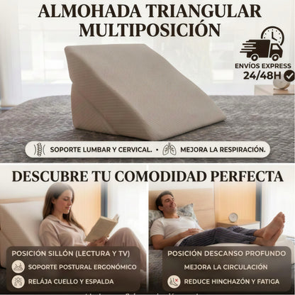 Almohada Triangular Multiposición